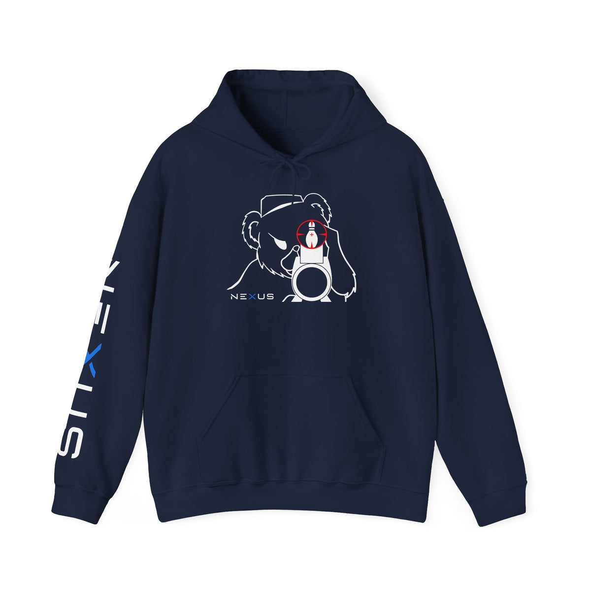 Sniper Bear bowling hoodie by NEXUS