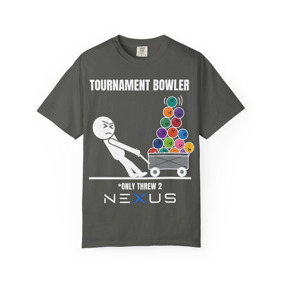 Tournament Bowler funny bowling meme t-shirt, Pepper, NEXUS