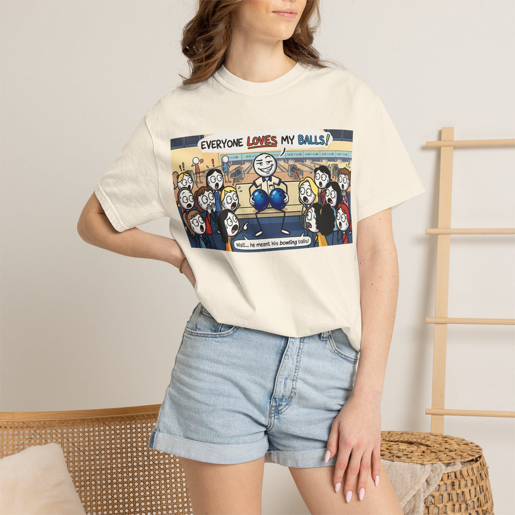 Everyone Loves My Balls bowling meme t-shirt by NEXUS