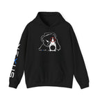 Sniper Bear bowling hoodie by NEXUS, front
