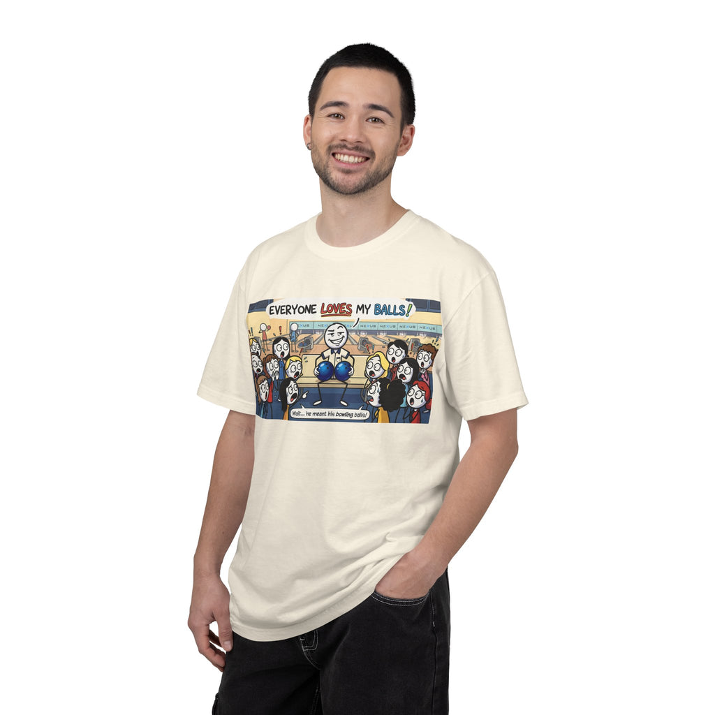 Everyone Loves My Balls bowling meme t-shirt by NEXUS