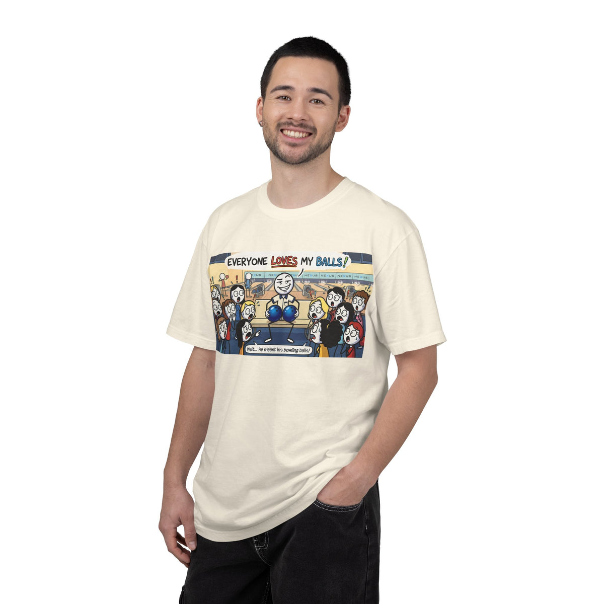 Everyone Loves My Balls bowling meme t-shirt by NEXUS