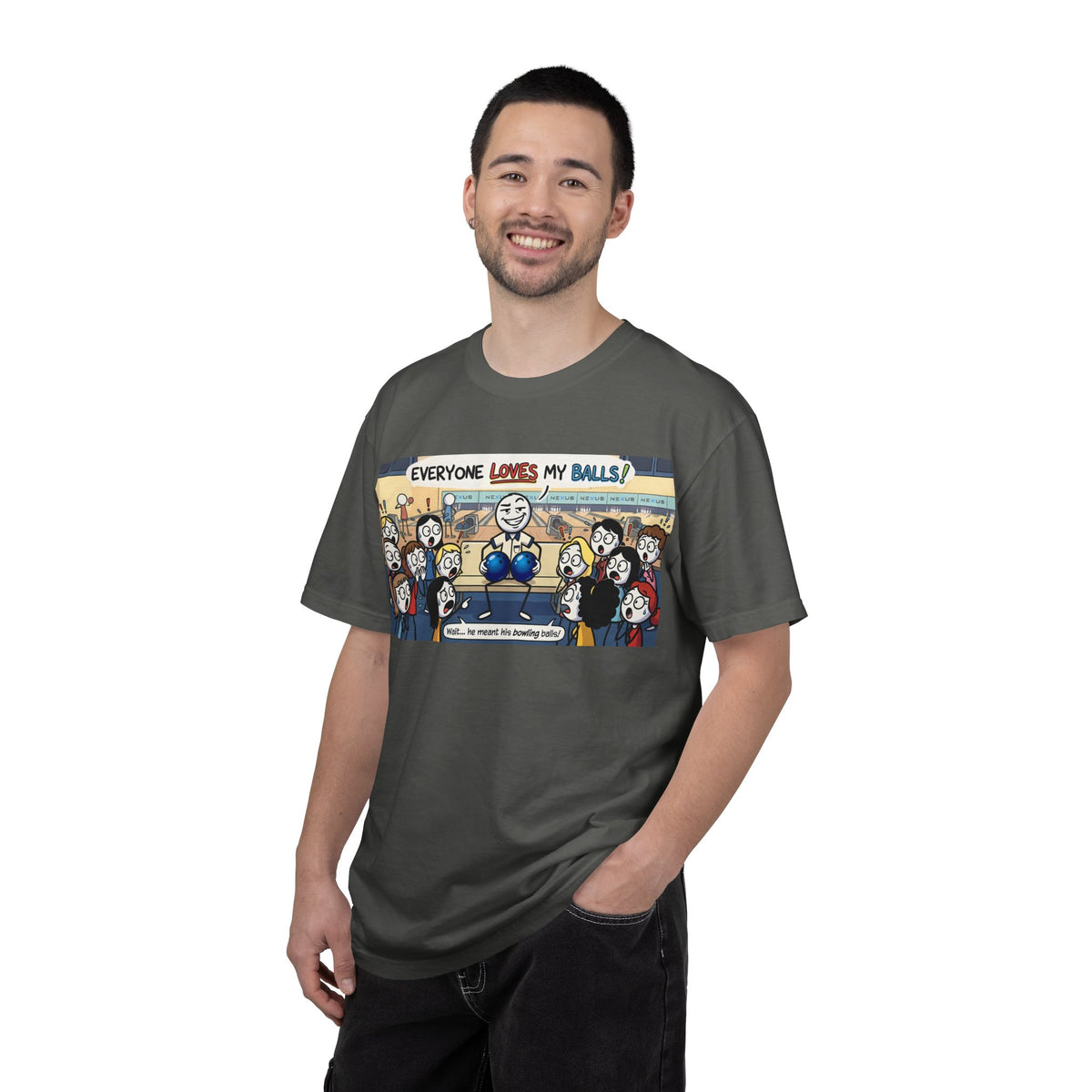 Everyone Loves My Balls bowling meme t-shirt by NEXUS